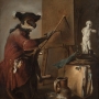 Jean-Baptiste Siméon Chardin - Le Singe peintre. Vers 1740