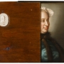 Jean-Étienne Liotard  Trompe-l’œil au portrait de Marie-Thérèse d’Autriche Vers 1762-1763 Huile sur panneau  36,2 x 43,4 cm  Paris, Sylvie Lhermite-King © Paris, collection Sylvie Lhermite-King 