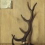 Jean-Baptiste Oudry Tête bizarre d'un cerf pris par le Roi dans la forêt de Compiègne le 3 juillet 1741 1741 Huile sur toile 100 x 88 cm Paris, musée du Louvre, dépôt au musée national du château de Fontainebleau © Grand Palais Rmn (Château de Fontaineble